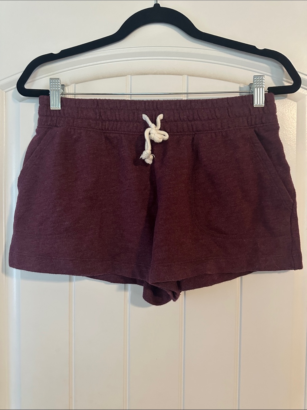 SO Women's Maroon Drawstring Athletic Shorts